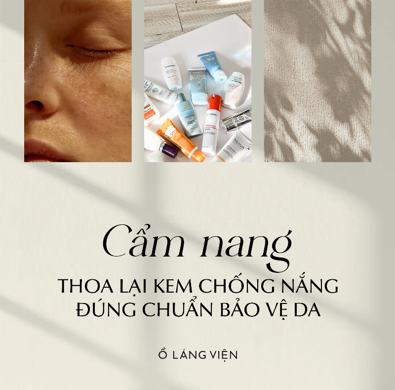Hình ảnh một người đang thoa lại kem chống nắng Neova vào buổi trưa hoặc sau khi hoạt động ngoài trời